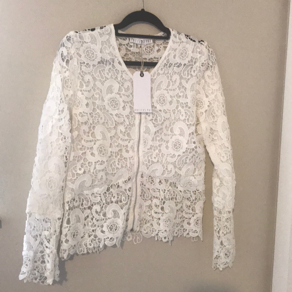 White lace jacket